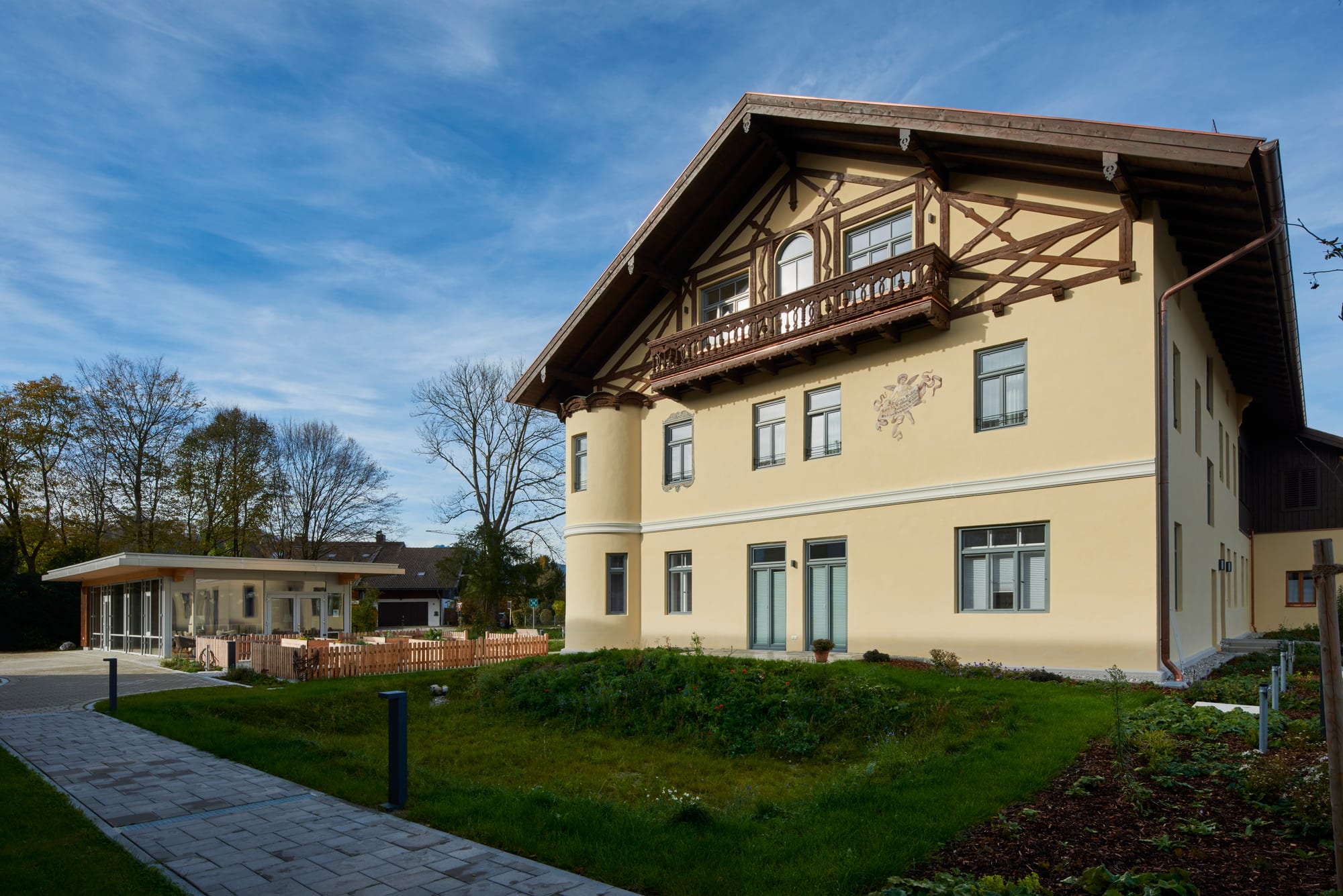 Haus C im Parkensemble Fröschenthal mit Terrasse und Pavillon